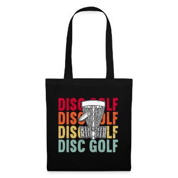 Disc Golf - Tote Bag - black - Front