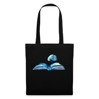 Lecteurs de livres Amateurs de livres Lecture Livres Cadeau - Sac en tissu - noir - Devant
