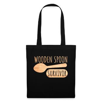 Wooden Spoon Survivor - Tote Bag - black - Front