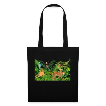 amazonie - Sac en tissu - noir - Devant