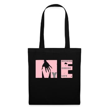 Finding My Course: Choice, Decision, Life - Tote Bag - black - Front