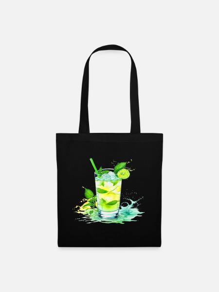 Mojito - Stoffbeutel - Schwarz