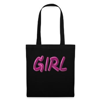 Girl - Tote Bag - black - Front