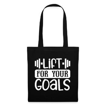 Lift For Your Goals - Tote Bag - black - Front