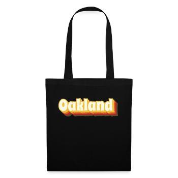 Oakland Retro Vintage Text - Tote Bag - black - Front