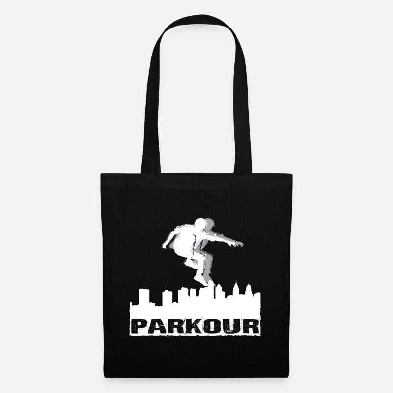 Parkour - Stoffbeutel - Schwarz