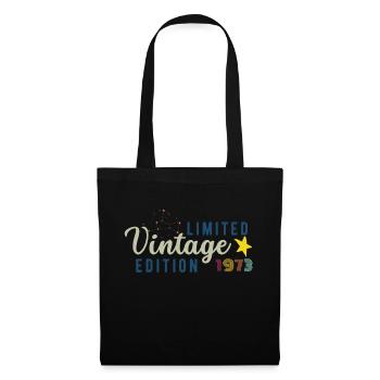 Vintage 1973 Gift Humor Anniversary 50 Years - Tote Bag - black - Front