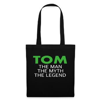 Tom Funny Saying Gift - Tote Bag - black - Front