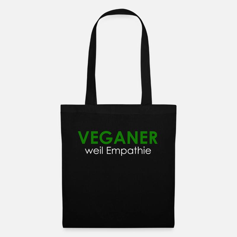 Veganer - Stoffbeutel - Schwarz