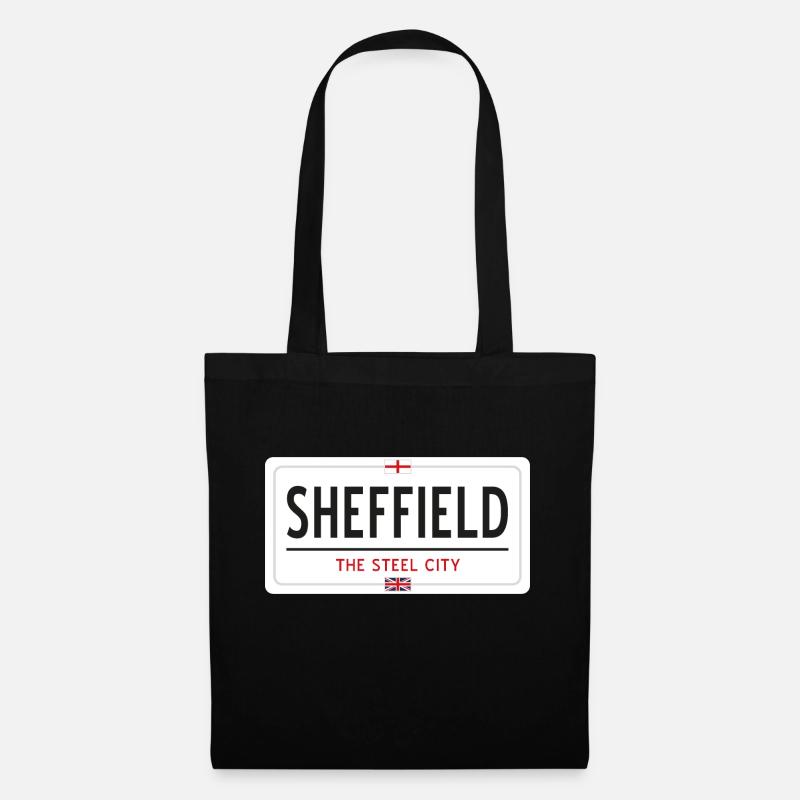Sheffield town sign - Tote Bag - black