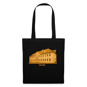 Hôtel de ville d’Uelzen Ville hanséatique de Basse-Saxe - Sac en tissu - noir - Devant