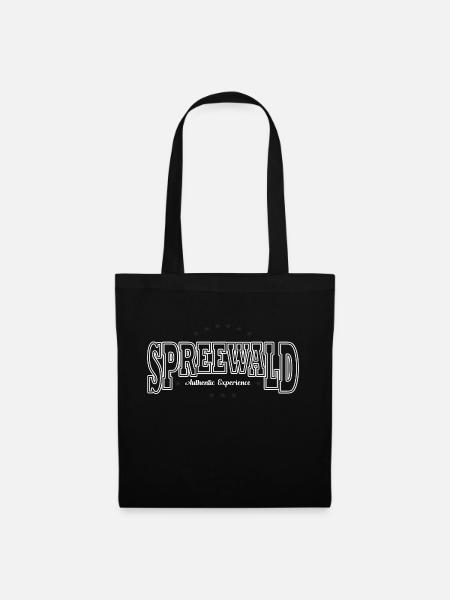 Spreewald Authentic Schriftzug Schwarz - Stoffbeutel - Schwarz
