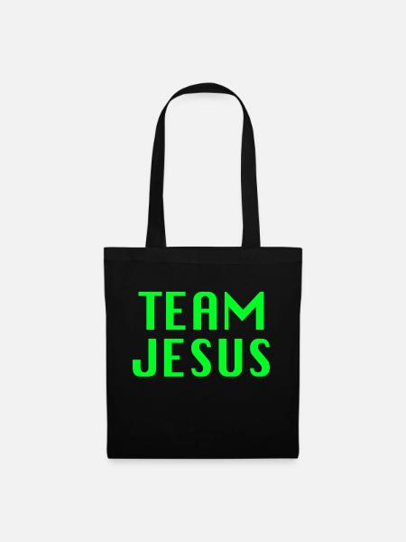 Citation cool de l’équipe de Jésus - Sac en tissu - noir
