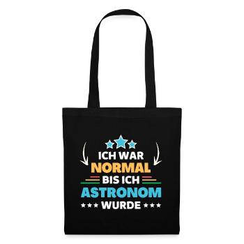 I was normal until I became an astronomer - Tote Bag - black - Front