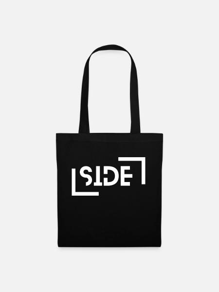 Side - Stoffbeutel - Schwarz