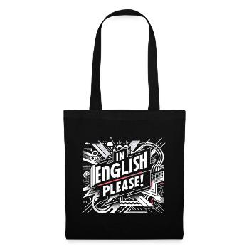In English Please! 16 - Tote Bag - black - Front