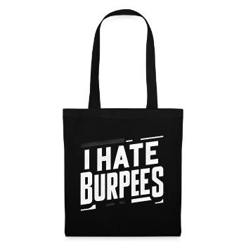 Je déteste les burpees 7 - Sac en tissu - noir - Devant