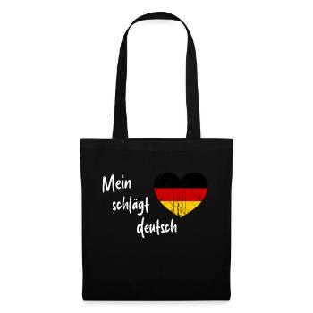 Die Wahl für Deutschland - Stoffbeutel - Schwarz - Vorne