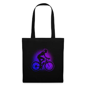 Women Cycling Cycling Bicycle - Tote Bag - black - Front