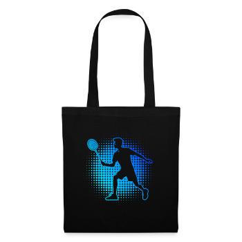 Badminton Women's Squash Badminton Player - Tote Bag - black - Front