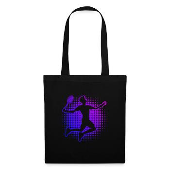 Squash Badminton Players Men Badminton Women - Tote Bag - black - Front