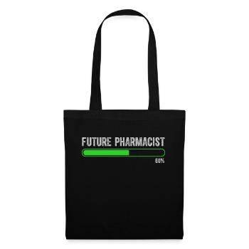 future vintage retro pharmacist pharmacy tech - Sac en tissu - noir - Devant
