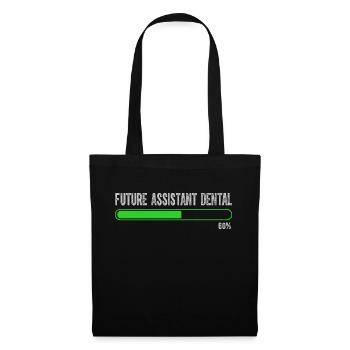 Future Vintage Retro Assistant Dental Surgery - Tote Bag - black - Front
