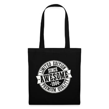 Great since 1984 Vintage Vintage Birthday - Tote Bag - black - Front