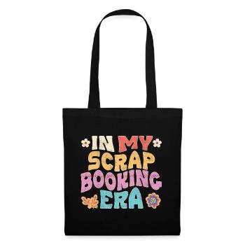À l’époque du scrapbooking - Sac en tissu - noir - Devant