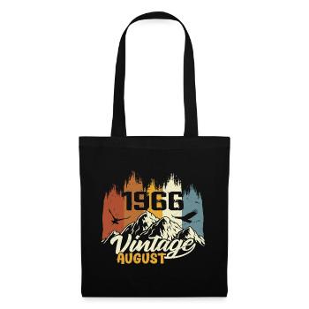 Legendär Seit August 1966 Geburtstag Geschenk 1966 - Stoffbeutel - Schwarz - Vorne