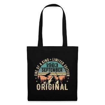 Septembre 1983 Anniversaire - Légende depuis septembre - Sac en tissu - noir - Devant