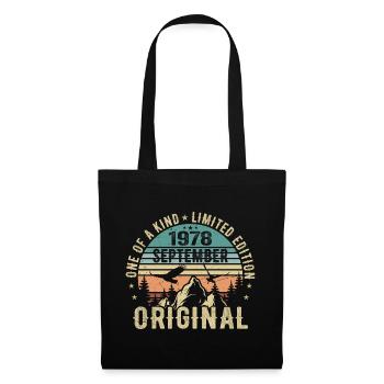 Septembre 1978 Anniversaire - Légende depuis septembre - Sac en tissu - noir - Devant