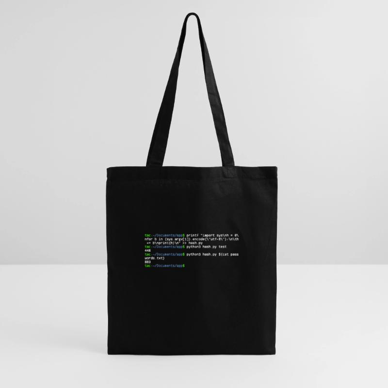 linux shell python hash Sac en tissu