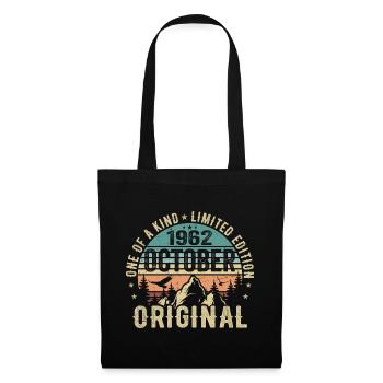 October 1962 Birthday Gift - October 1962 - Tote Bag - black - Front