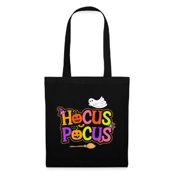 Halloween Hocus Pocus Spell Witch Ghost Pumpkin - Tote Bag - black - Front