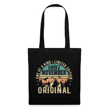 November 1997 Birthday Gift - November 1997 - Tote Bag - black - Front