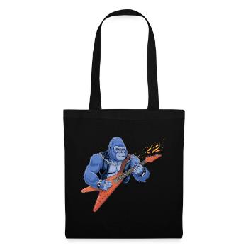 Rockin' Gorilla - Tote Bag - black - Front