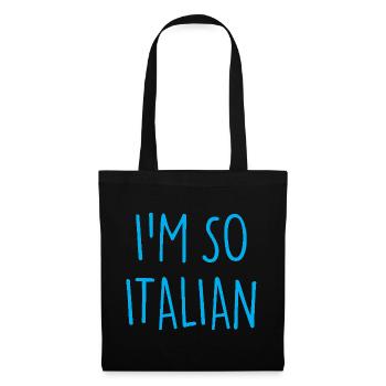 I'M SO ITALIAN Italy Italien - Tote Bag - black - Front