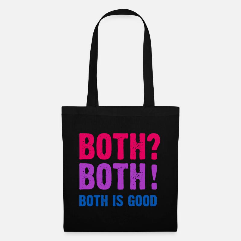 Both Is Good Bisexual - Stoffbeutel - Schwarz
