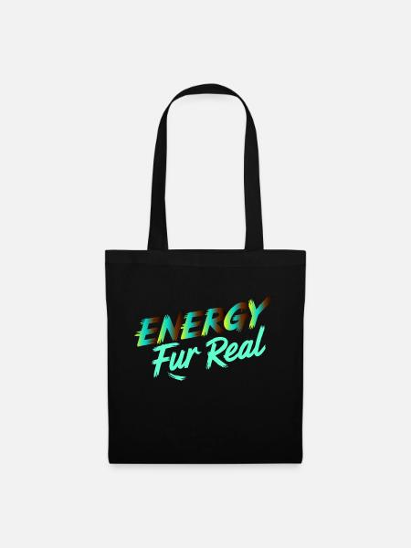 ENERGIE FÜR ECHT - Stoffbeutel - Schwarz