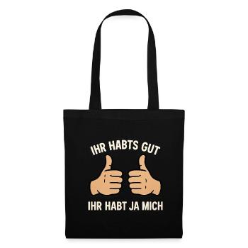 Drôle de dire, vous vous débrouillez bien, collègues de travail - Sac en tissu - noir - Devant