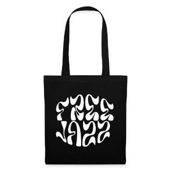 conception de logo de jazz gratuit - Sac en tissu - noir - Devant