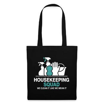 Funny Cleaning Design - Tote Bag - black - Front