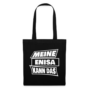 Enisa - Stoffbeutel - Schwarz - Vorne