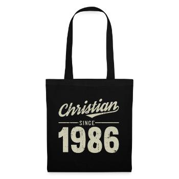 Christian style since 1986 - Tote Bag - black - Front