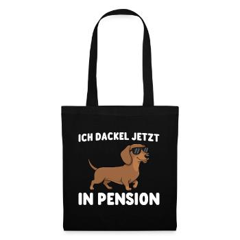 Retraité, je suis maintenant à la retraite - Sac en tissu - noir - Devant