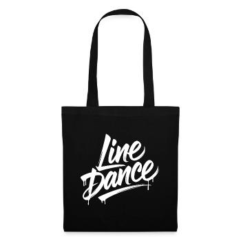 Line Dance – Country Western Tanz - Tote Bag - black - Front