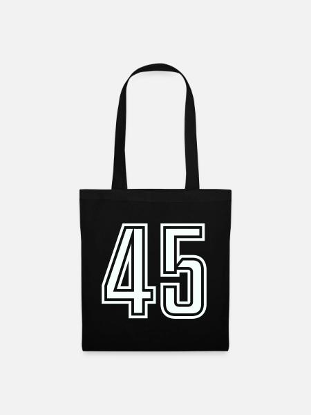 45 - Stoffbeutel - Schwarz