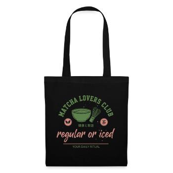 Matcha Lovers Club Regular Or Iced Daily Ritual - Tote Bag - black - Front