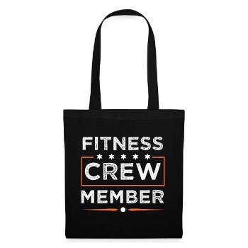 Équipe de remise en forme - Sac en tissu - noir - Devant